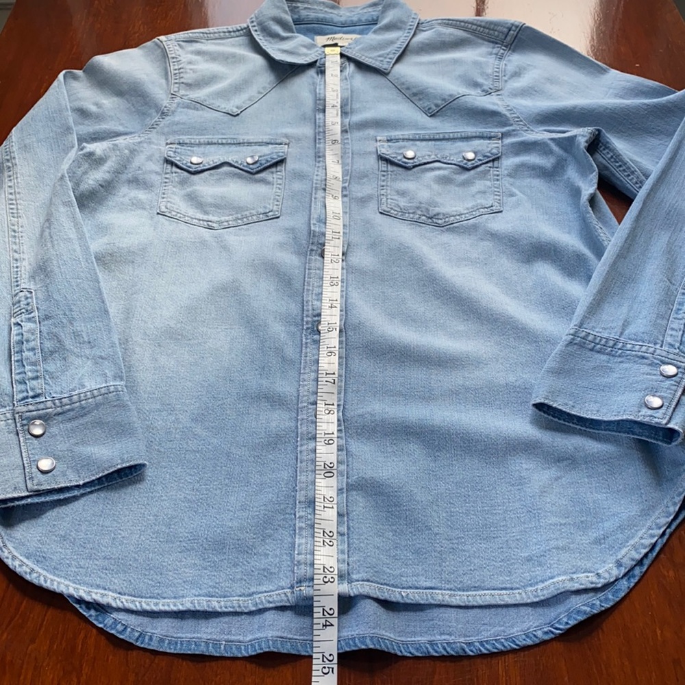 Madewell Light Blue Button Down Shirt - Picture 7 of 15